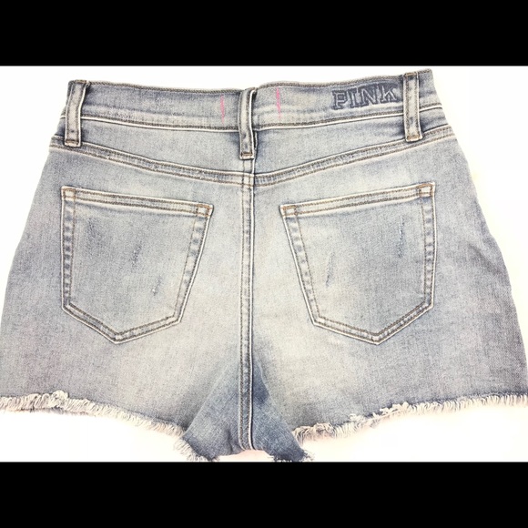 ❤️ Victoria’s Secret Pink Jean Shorts VS PINK 6 - Picture 4 of 7